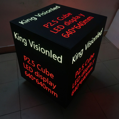 Διαφημιστικές επιγραφές LED Cube εσωτερικού / εξωτερικού χώρου SMD 2121 για καταστήματα / ξενοδοχεία