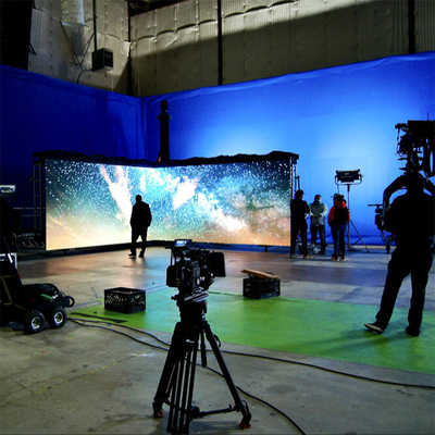 Οθόνη 7680hz Hd P2.6 των εικονικών παραγωγής Vp Vfx κινηματογράφων στούντιο τοίχων οδηγήσεων Immersive