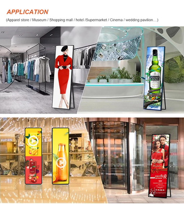 Εσωτερική οθόνη αφισών των οδηγήσεων P1.8 P2.5mm για την ψηφιακή επίδειξη διαφήμισης λεωφόρων αγορών
