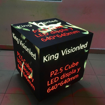 4k εσωτερικές οδηγημένες τηλεοπτικές επιτροπές τοίχων P2.5 που διαφημίζουν τον κύβο Rubik με τους μαγνήτες
