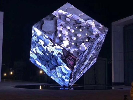 Υψηλή ανάλυση 384*384mm εσωτερικός βασιλιάς Visionled οθόνης οθόνης κύβων P3