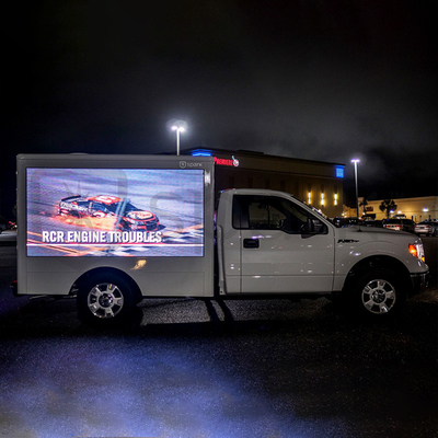 Ψηφιακό ηλεκτρονικό κινητό οδηγημένο φορτηγό P6 P8 P10 1024x768mm διαφήμισης μεγάλο