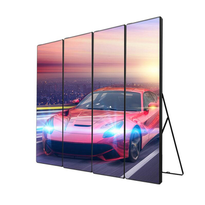 P1.8 / P2.5 εσωτερικός οδηγημένος τηλεοπτικός τοίχος αφισών καθρεφτών για την εμπορική οθόνη 1080P διαφήμισης καταστημάτων
